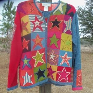 Susan Bristol sweater cardigan small